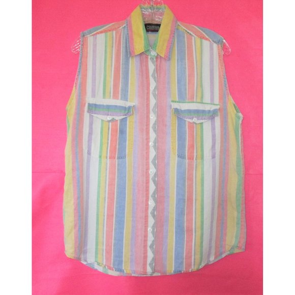 plus size vintage grunge sleeveless top size xl - Picture 2 of 4